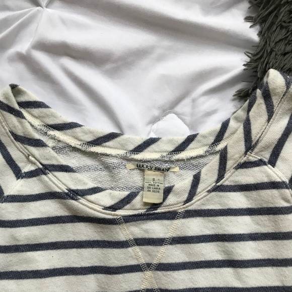 🌟LUCKY BRAND STRIPED CREW NECK SWEATSHIRT🌟 - Picture 3 of 5